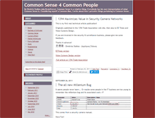 Tablet Screenshot of commonsense4commonpeople.net
